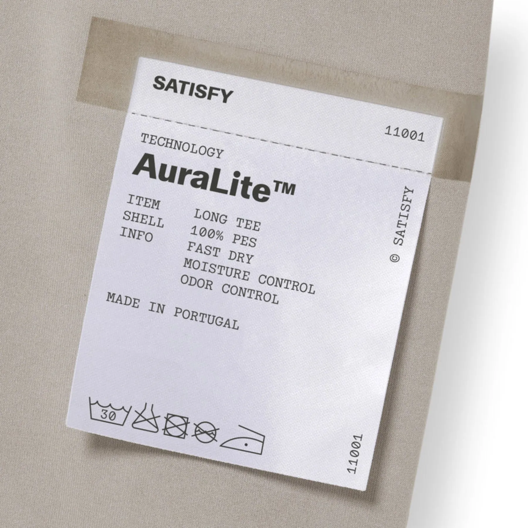 AuraLite Long Tee - Mineral Dune