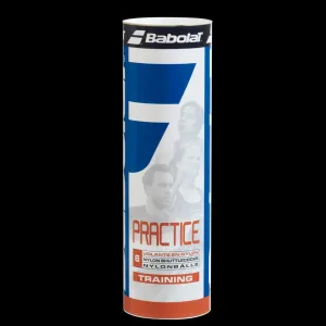 Babolat Practice Nylon Badminton Shuttlecocks x 6 - White