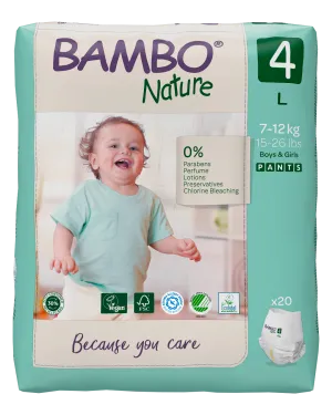 Bambo Nature Training Pants - Size 4 (7-14kg)