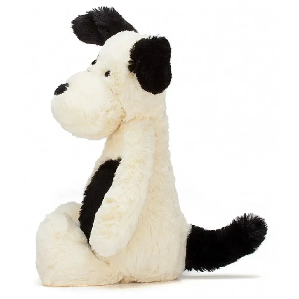 Bashful Black & Cream Puppy Medium