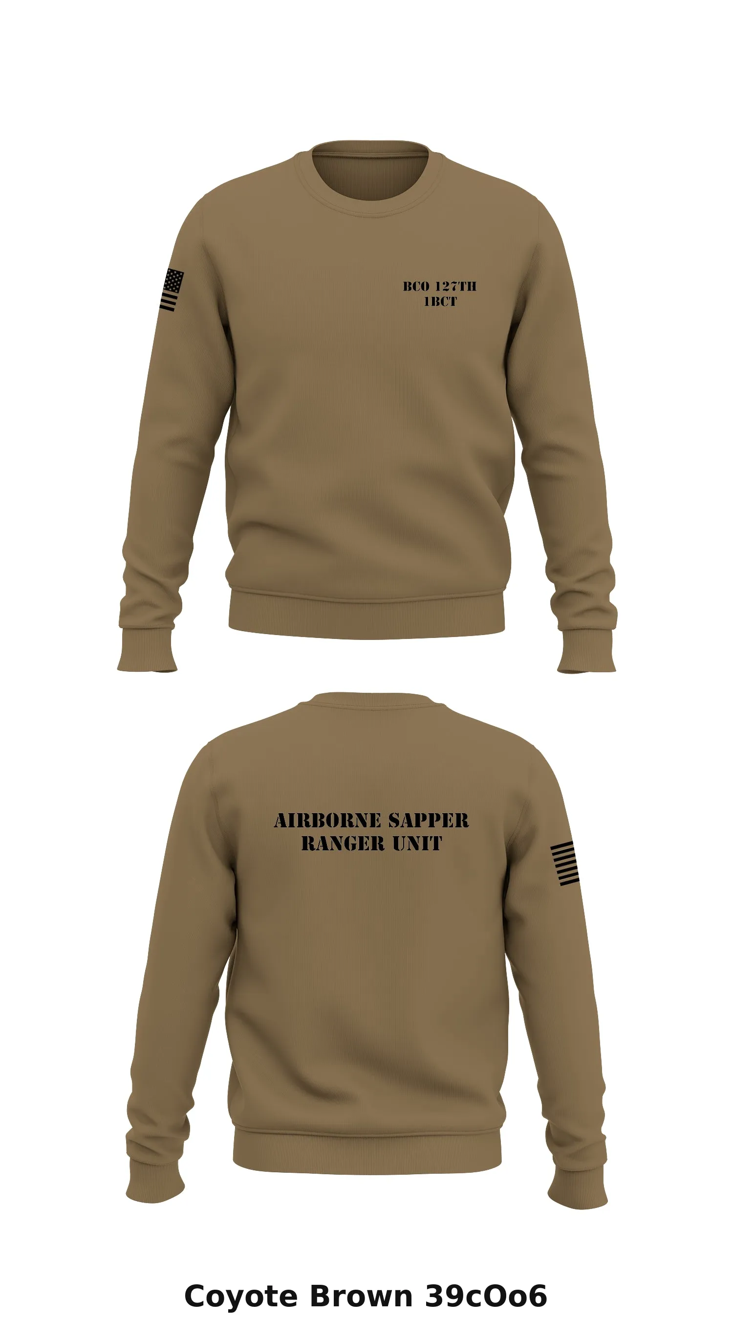 Bco 127th 1BCT Store 1 Core Men's Crewneck Performance Sweatshirt - 39cOo6