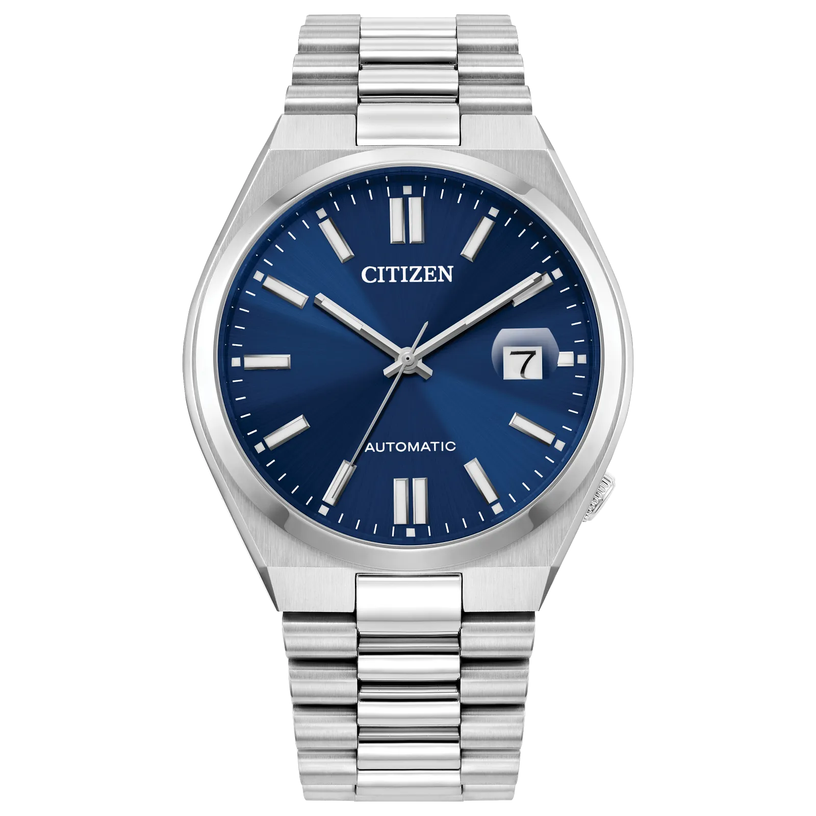 Blue Tsuyosa Watch in Stainless Steel