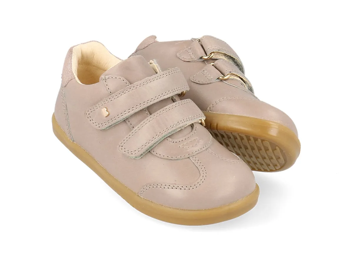 Bobux I Walk Sprite Taupe   Silver Glitter Trainers