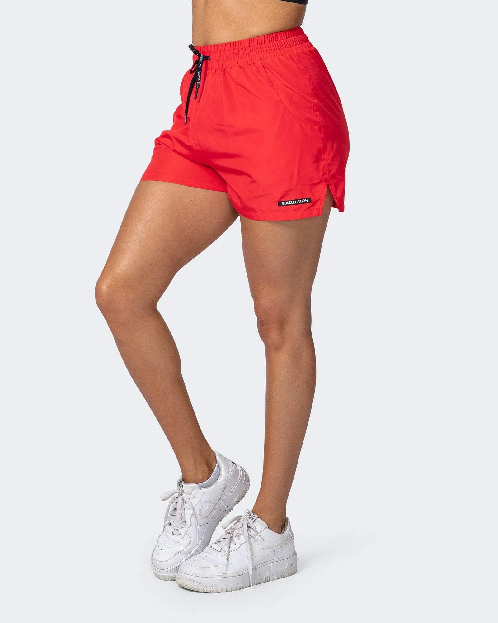 Bolt Training Shorts - Hot Red