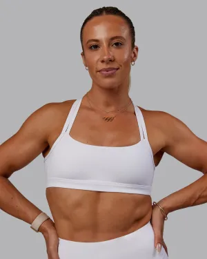 Bree Masters Velocity Sports Bra - White