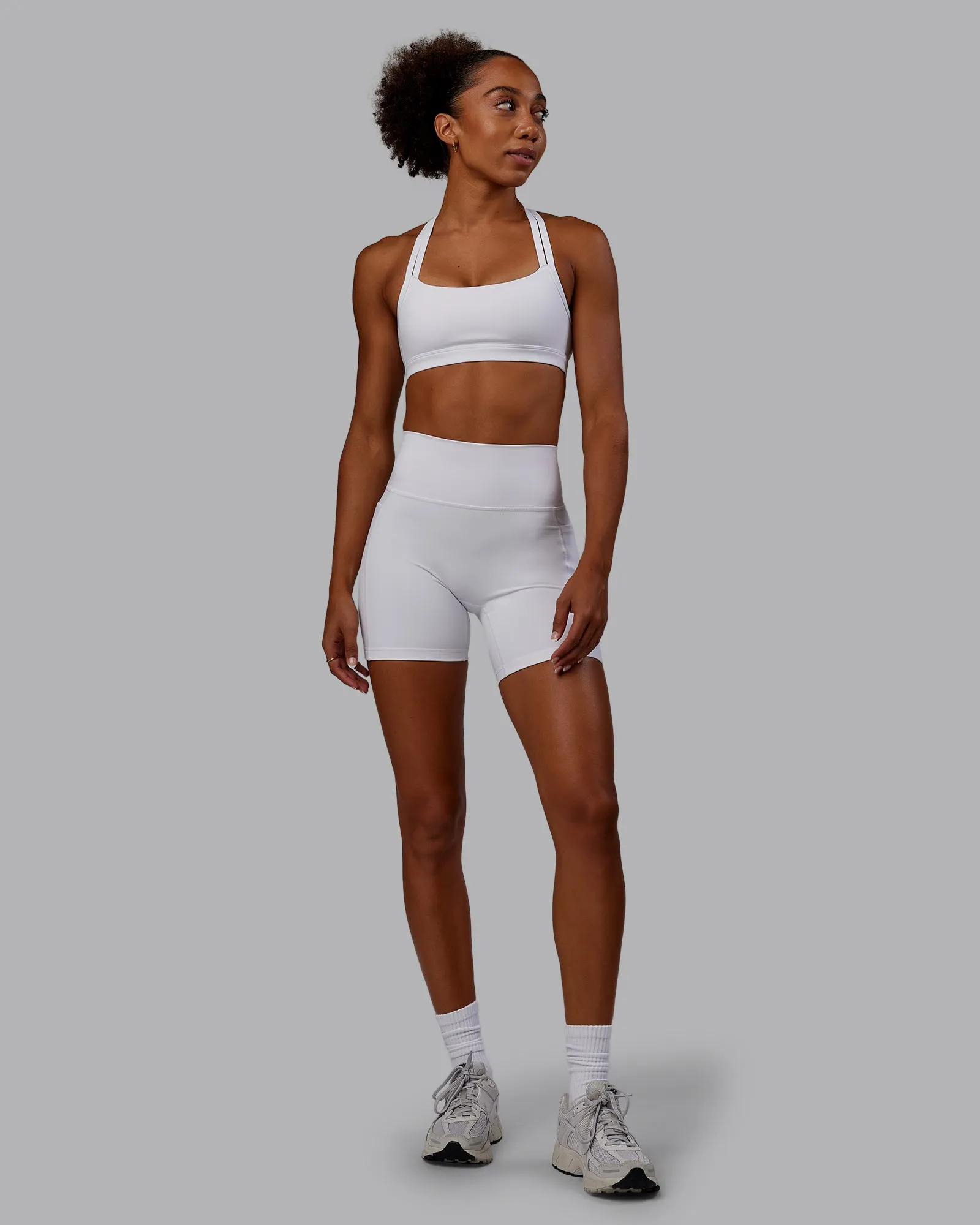 Bree Masters Velocity Sports Bra - White