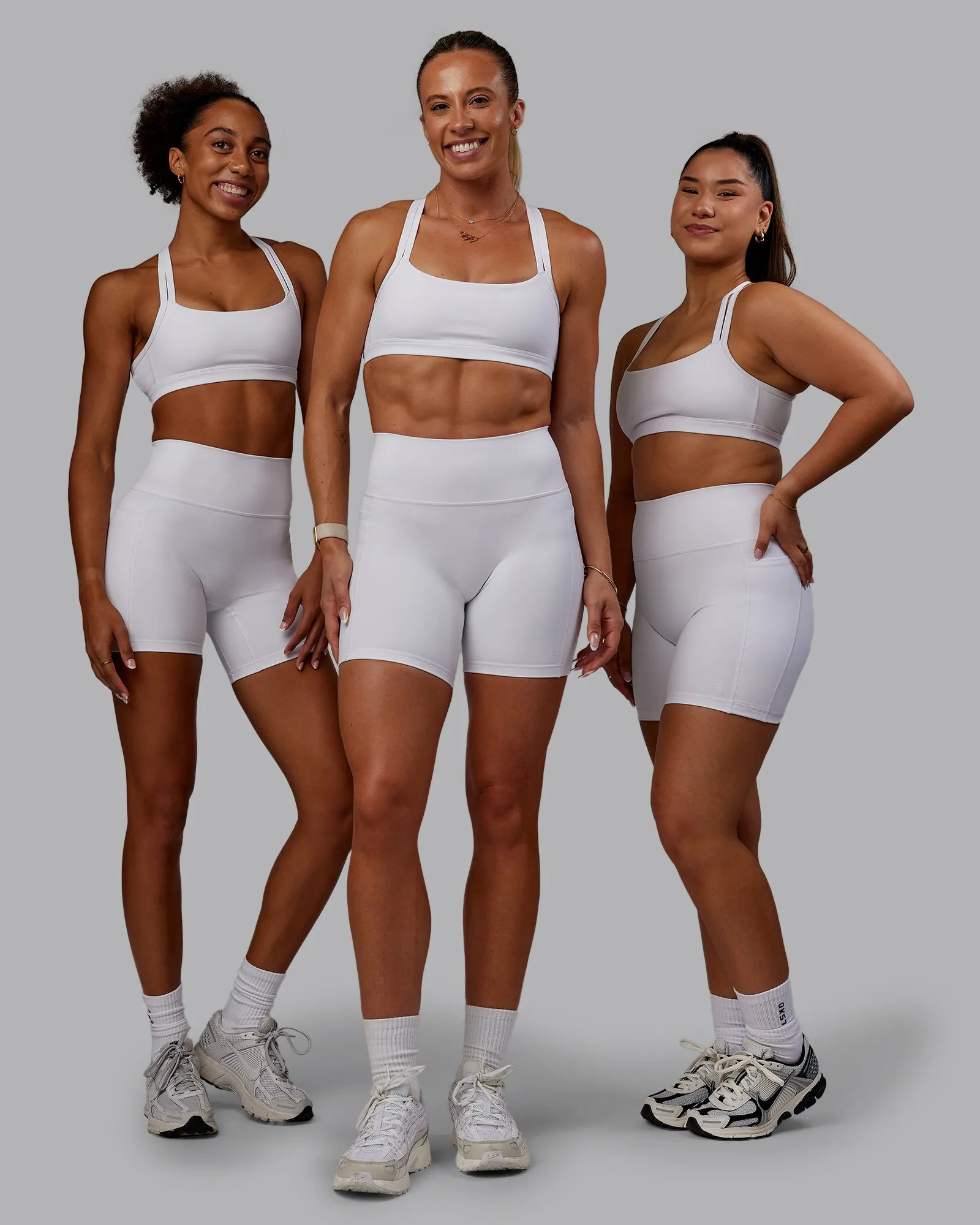 Bree Masters Velocity Sports Bra - White