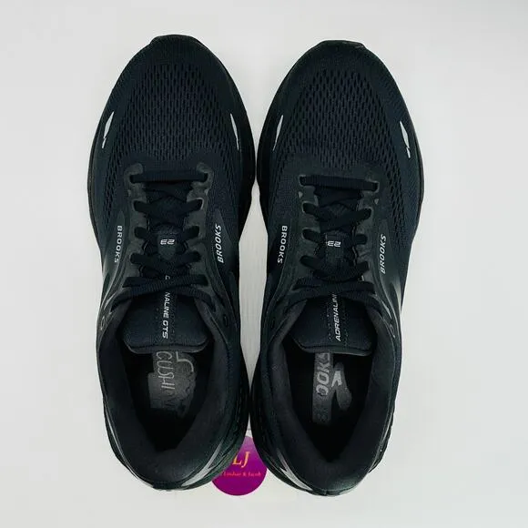 Brooks Men's Adrenaline GTS 23 Running Shoes Black/Ebony 1103911D020 Size 11