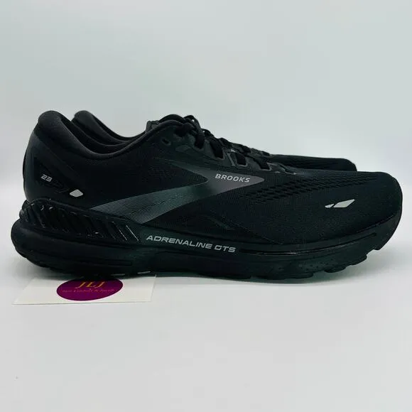 Brooks Men's Adrenaline GTS 23 Running Shoes Black/Ebony 1103911D020 Size 11