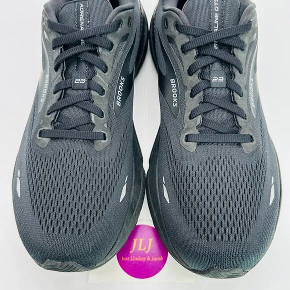 Brooks Men's Adrenaline GTS 23 Running Shoes Black/Ebony 1103911D020 Size 11