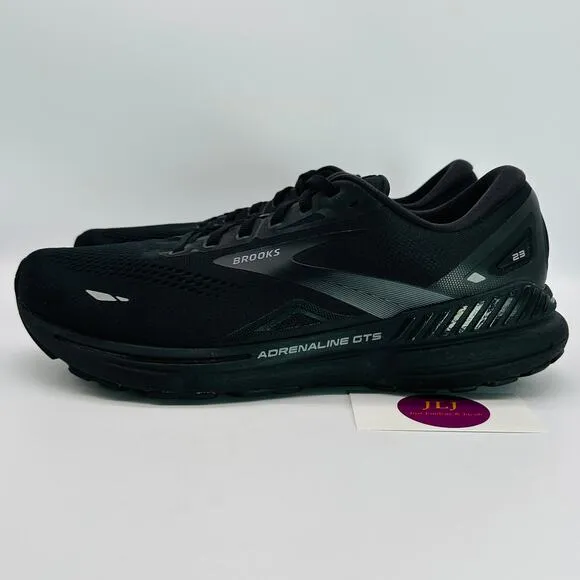 Brooks Men's Adrenaline GTS 23 Running Shoes Black/Ebony 1103911D020 Size 11