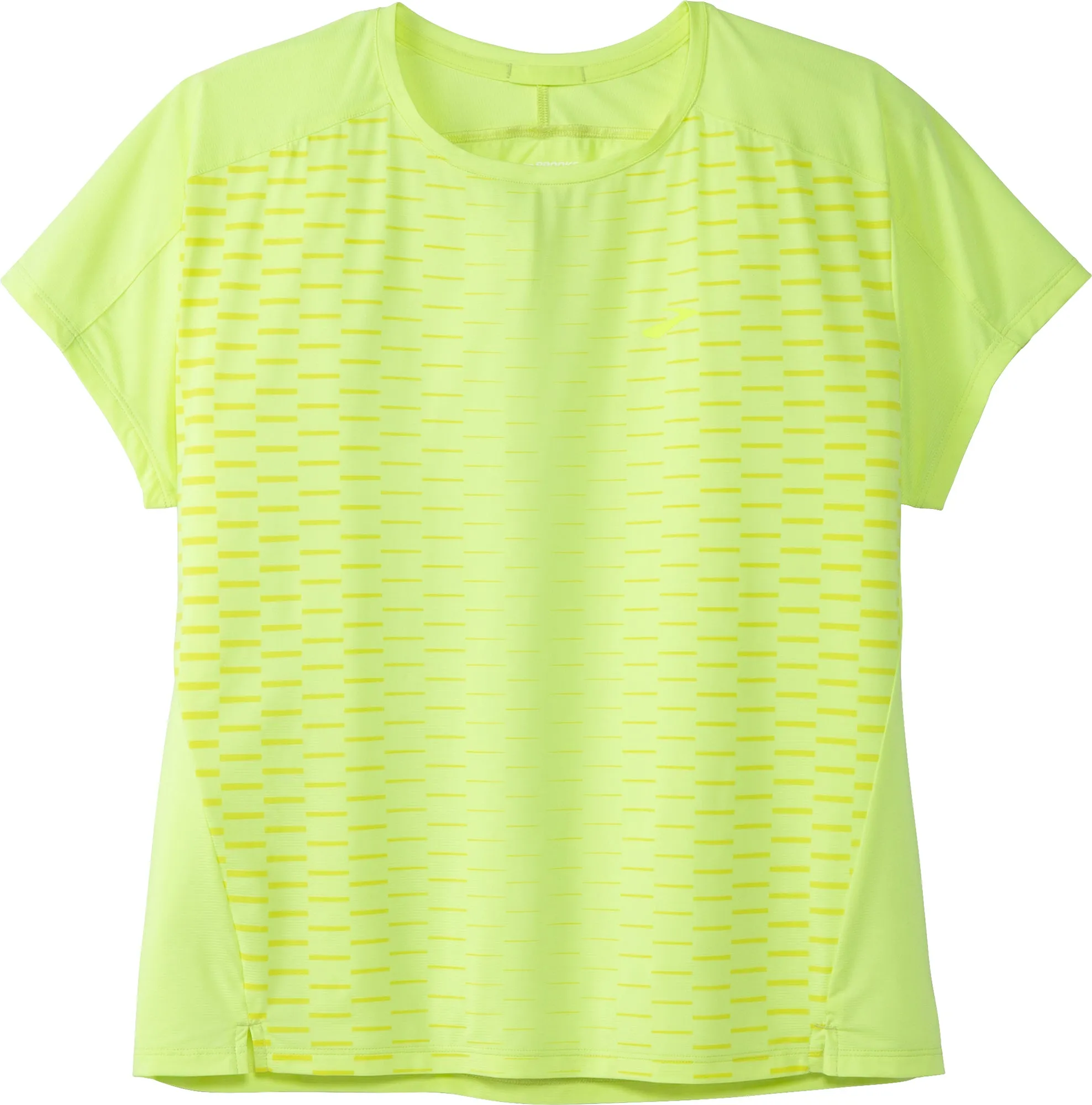 Brooks Sprint Free 2.0 Short Sleeve Womens Running Top - Yellow