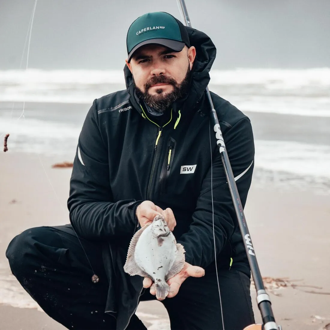 Canne surfcasting pêche en mer SYMBIOS 900 4.50m 100-250g Power