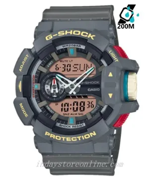 Casio G-Shock Men's Watch GA-400PC-8A Analog-Digital GA-400 Series Vintage Colors Sports Watch