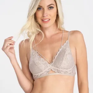 Champagne Lace X Strap Bralette