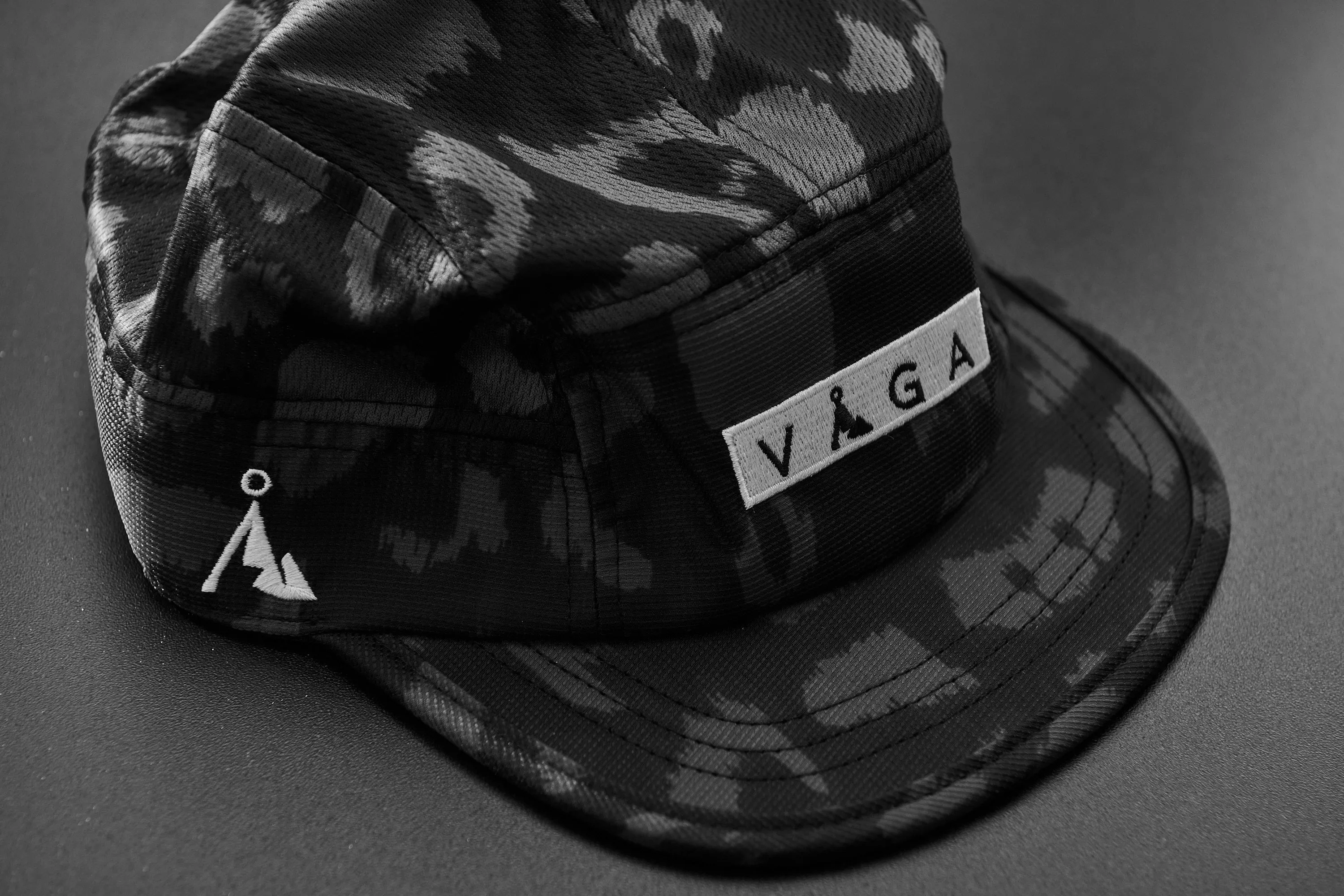 Club Cap - Black, Charcoal & Green