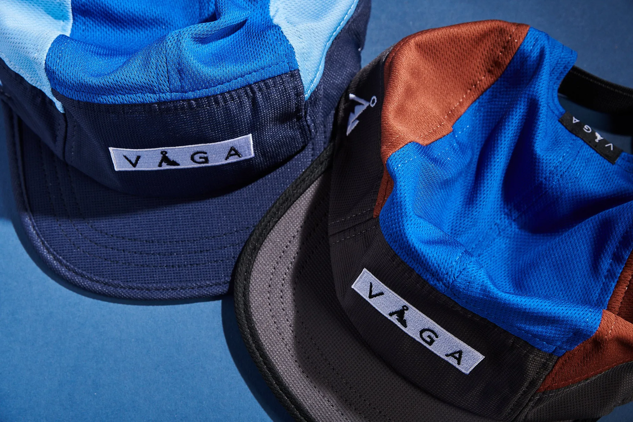 Club Cap - Grey, Brown & Blue