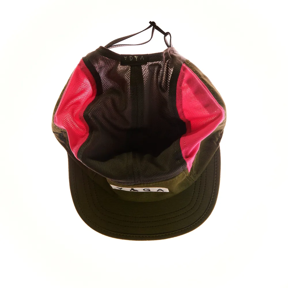 Club Cap - Grey, Pink & Yellow
