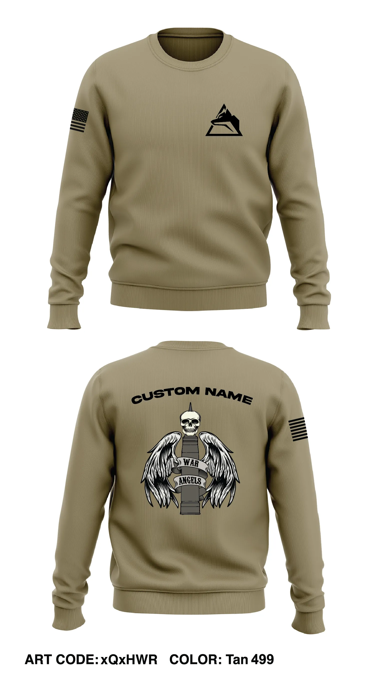 Custom - B CO, 3-67AR Core Men's Crewneck Performance Sweatshirt - xQxHWR