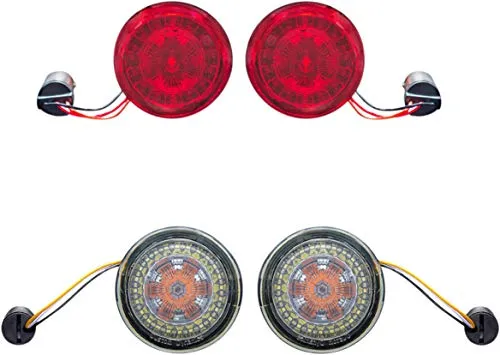 Custom Dynamics ProBEAM LED Inserts Signal Kit 1157 PB-BCM-KIT2 Front and Rear