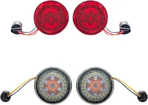 Custom Dynamics ProBEAM LED Inserts Signal Kit 1157 PB-BCM-KIT2 Front and Rear