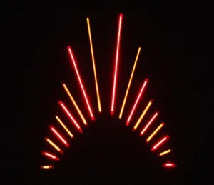 Custom Dynamics TruFLEX Professional-Grade LED Lighting Strip - 75 LED (9.84in. L) - Red/Red TF75RR