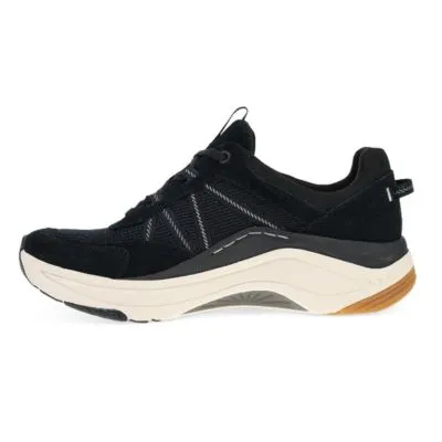 Dansko Poppy Suede Black Women's Sneakers