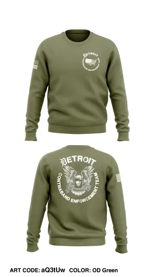 DCET Store 1 Core Men's Crewneck Performance Sweatshirt - aQ3tUw