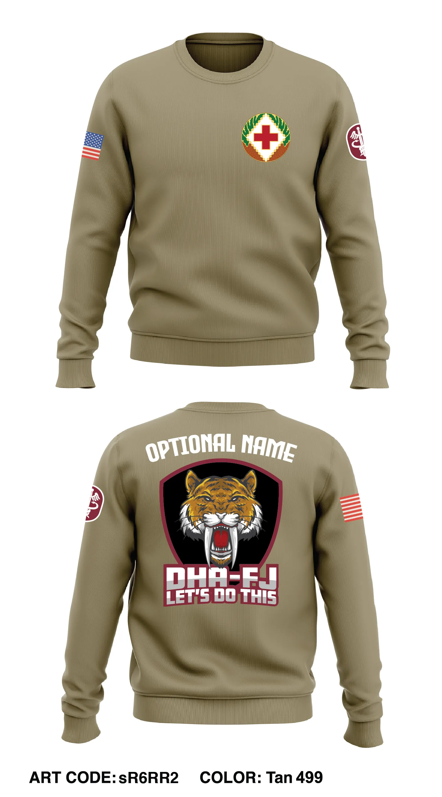 DHA-FJ Store 1 Core Men's Crewneck Performance Sweatshirt - sR6RR2