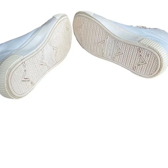 Diesel HighTop Lace up S Mustave MC Sneakers Womens Size 6 White I2302