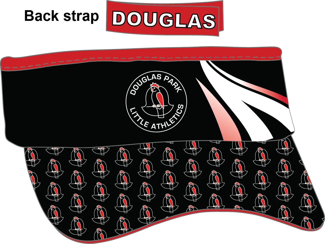 DOUGLAS PARK WILTON AC - Soft Peak Visor