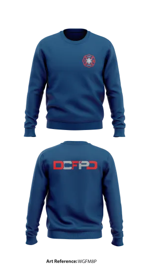 Downs Fire Department Store 1 Core Men's Crewneck Performance Sweatshirt - WGfm8p