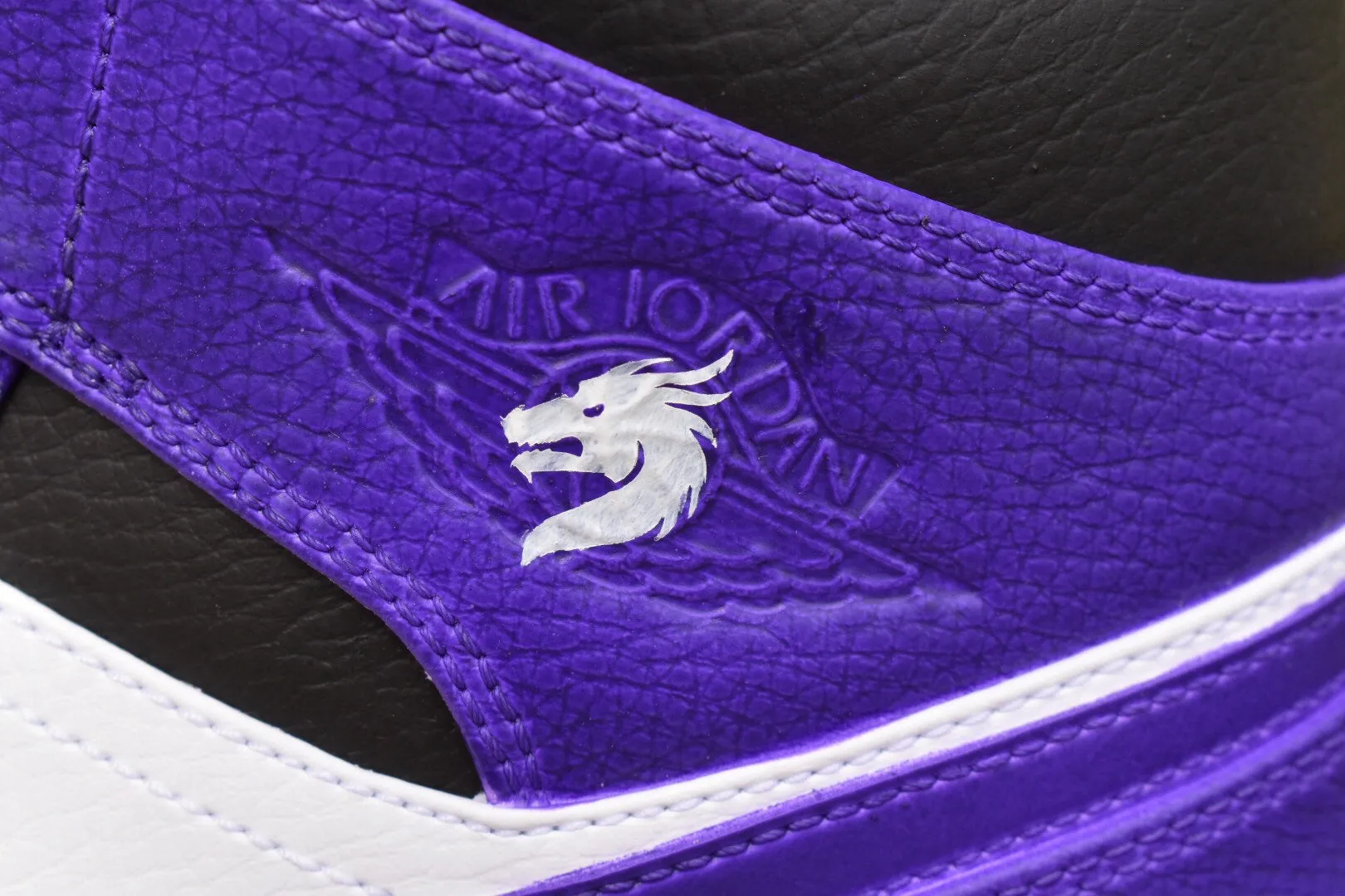Dripping Purple Fade Jordan 1s