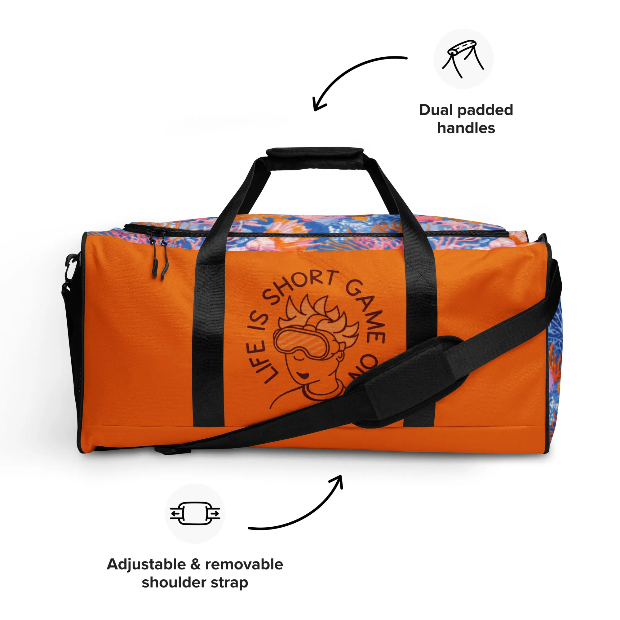 Duffle bag-Travel-Weekend-Camping- Gym- Custom Bag-Monogram Bag
