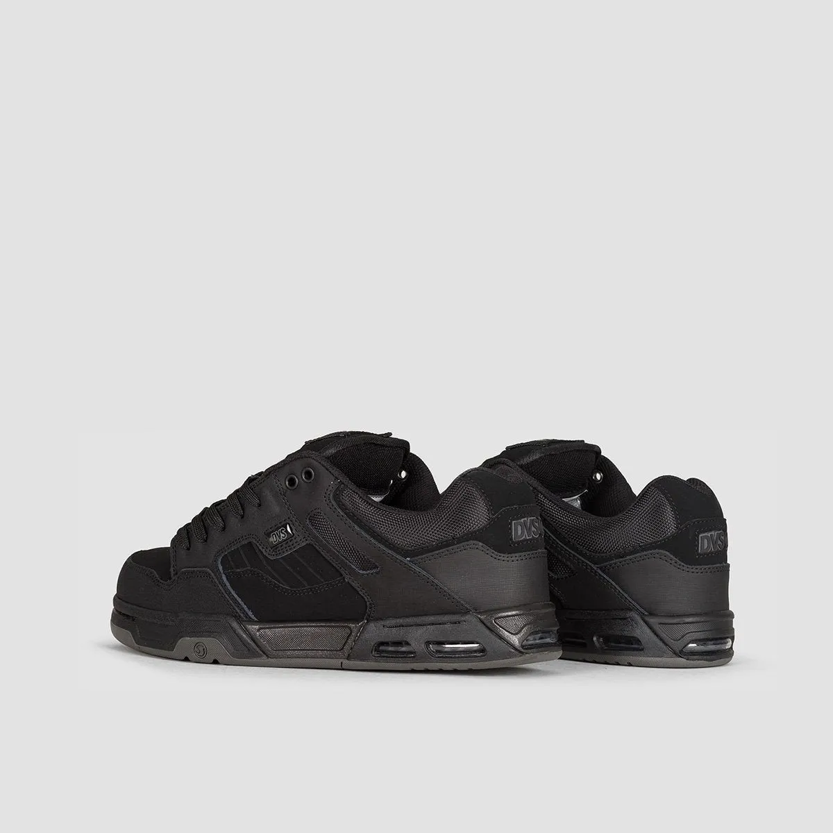 DVS Enduro Heir Shoes - Black/Black Leather