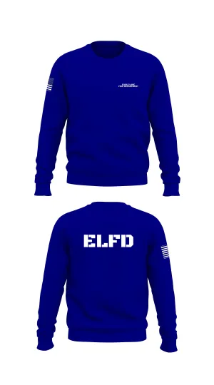 Eagle Lake fire department Store 1 Core Men's Crewneck Performance Sweatshirt - 58768623517