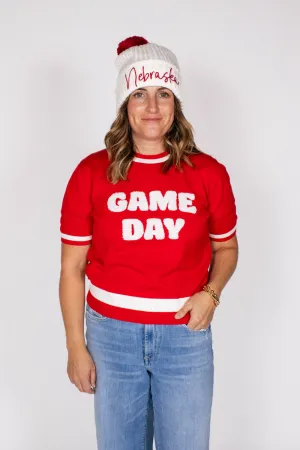Ellsworth & Ivey - Game Day Knit Tee (Red/Ivory)