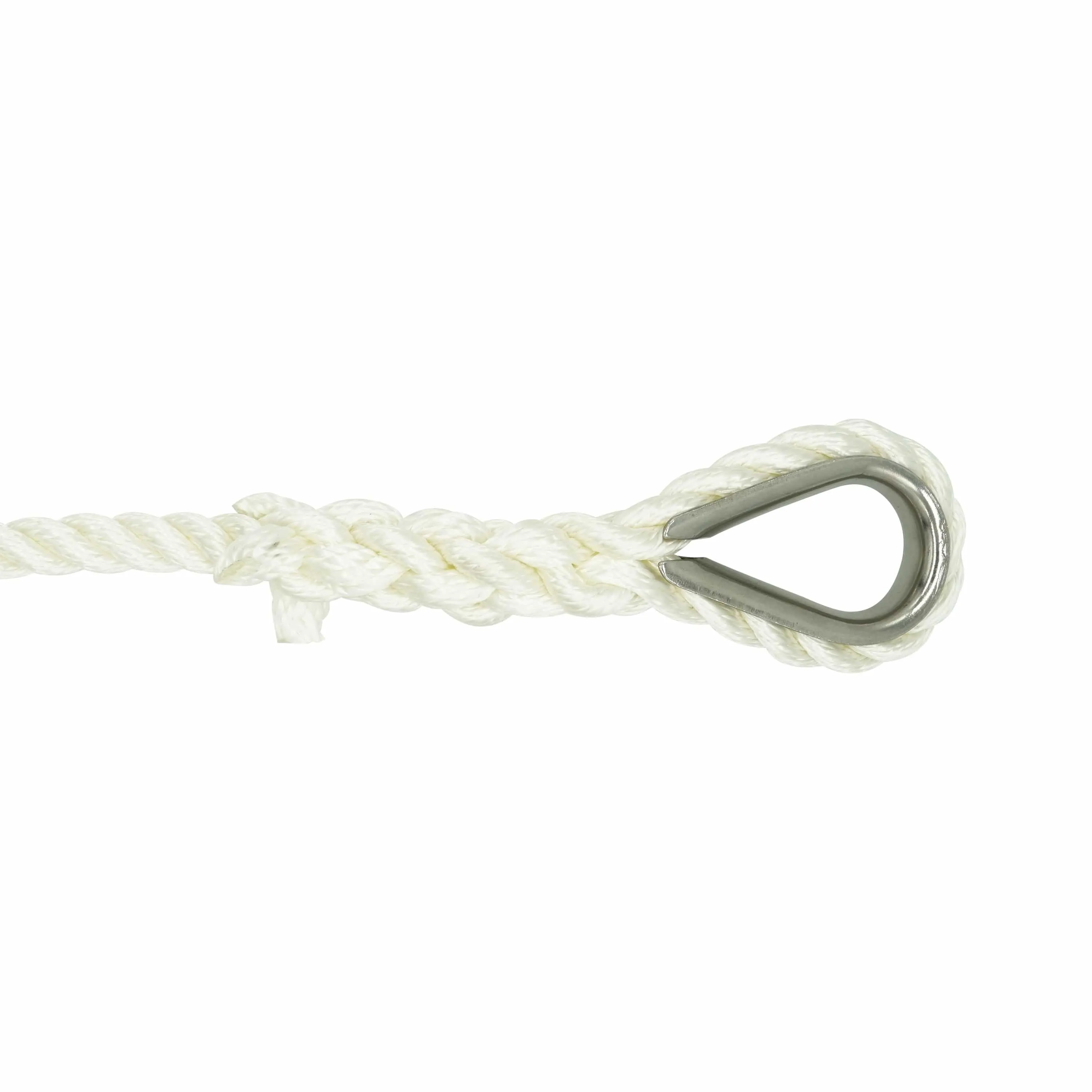 Everstrong Nylon Anchor Rope with stainless steel thimble - 1/2" dia.