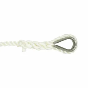 Everstrong Nylon Anchor Rope with stainless steel thimble - 3/4" dia.