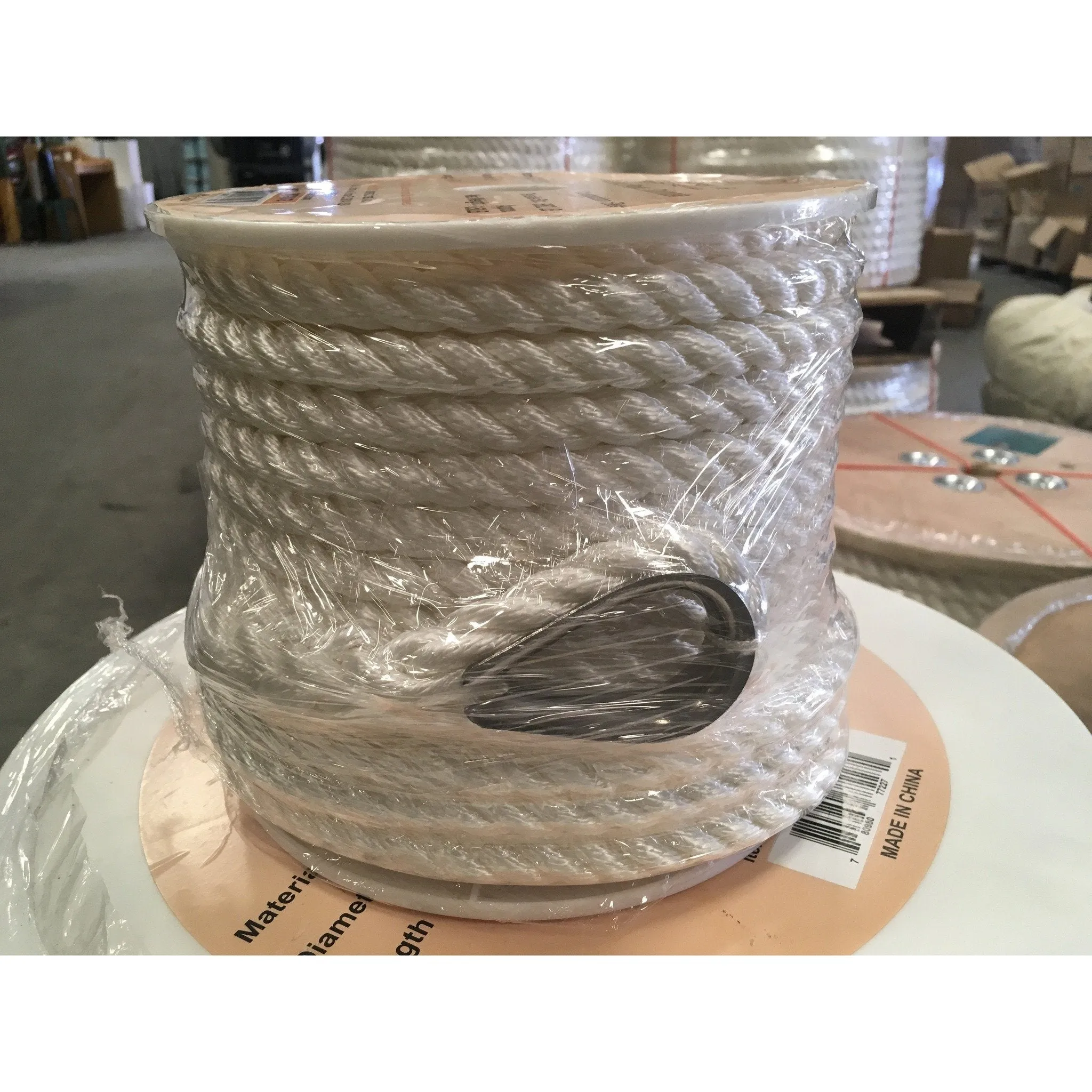 Everstrong Nylon Anchor Rope with stainless steel thimble - 3/4" dia.
