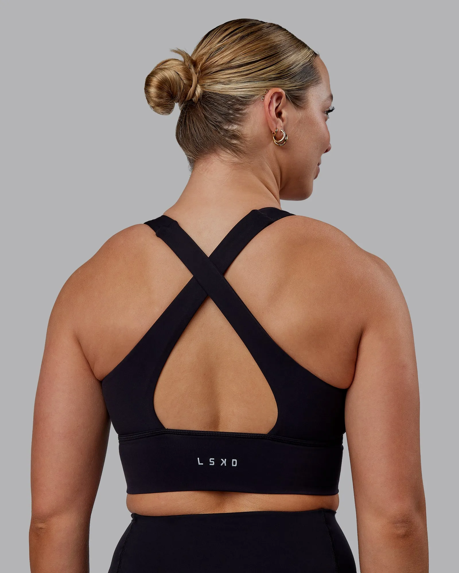 Evoke Longline Sports Bra - Black