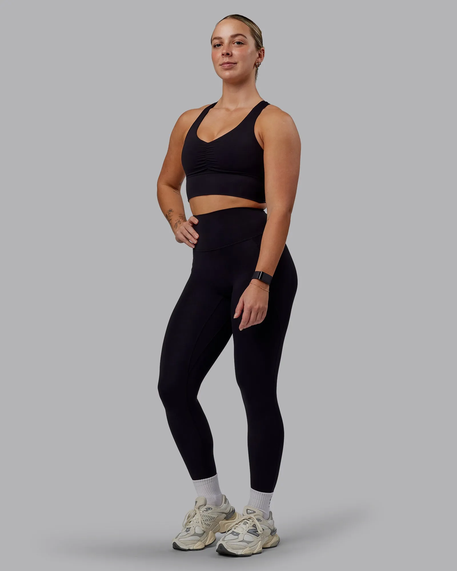 Evoke Longline Sports Bra - Black