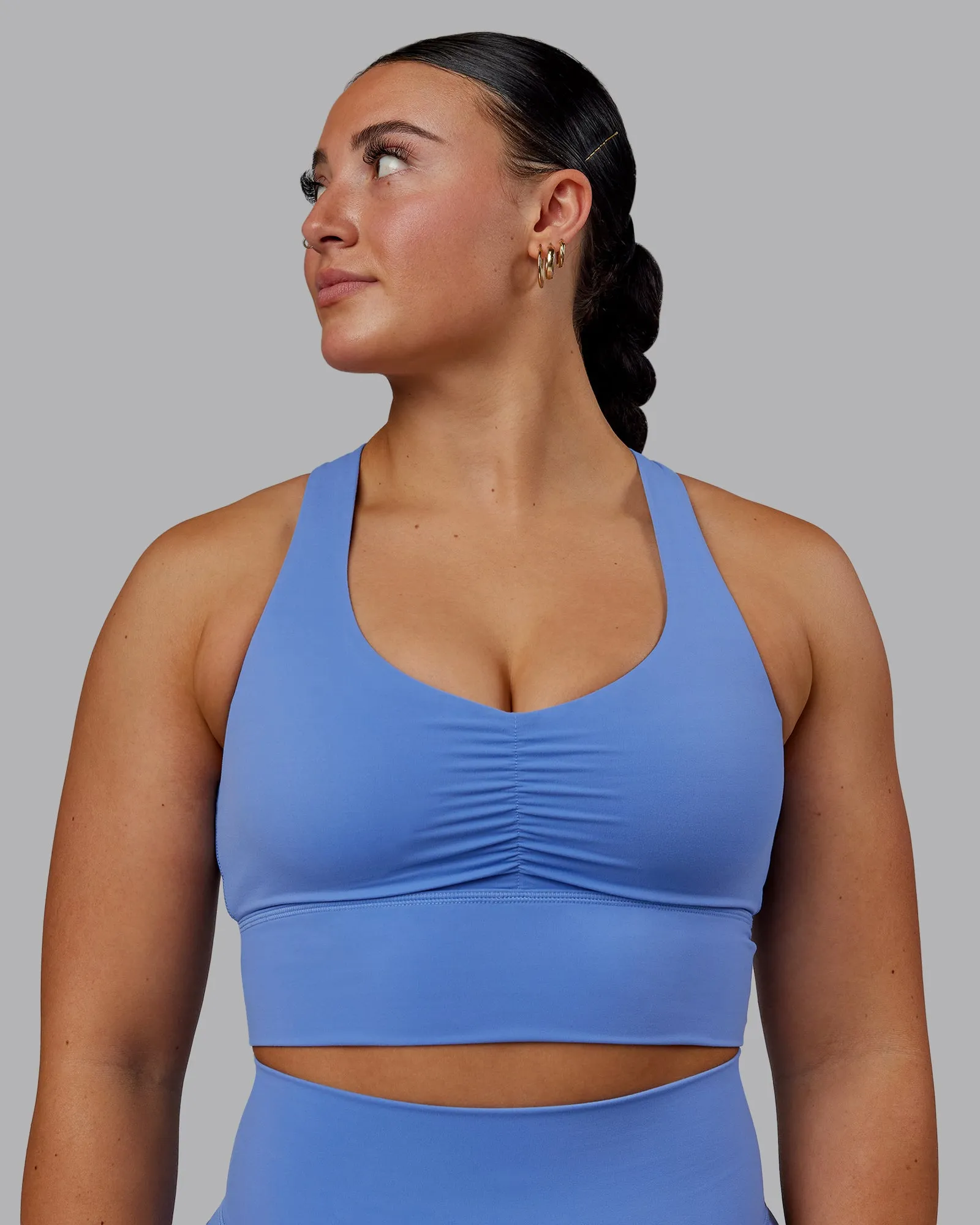 Evoke Longline Sports Bra - Ultramarine