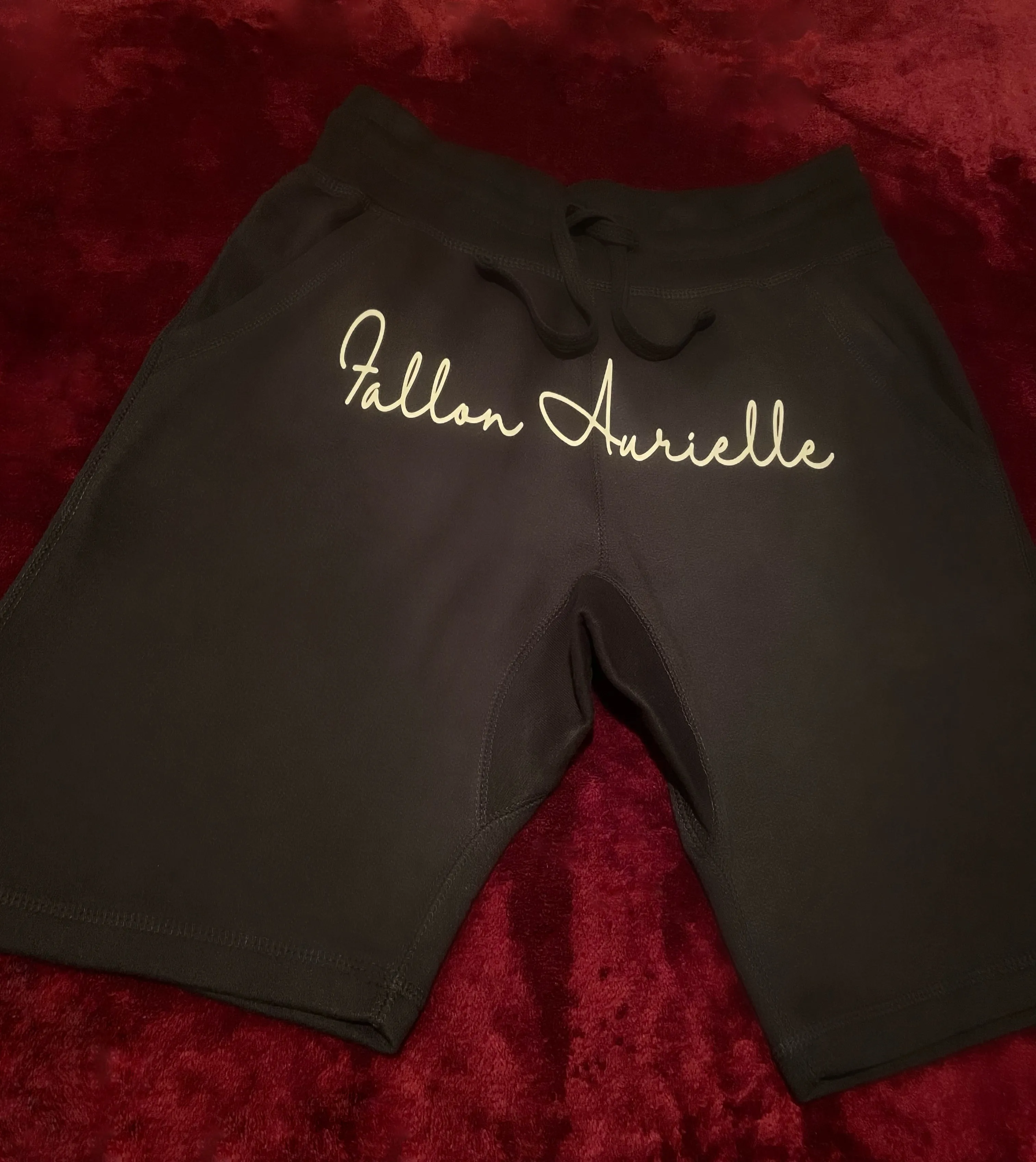 Fallon Aurielle & F.A. Unisex Signature 3 Piece Short Set (Black & Cream)