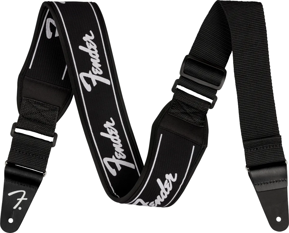 Fender Swell™ Neoprene Logo Strap, Running Logo, 2.5"