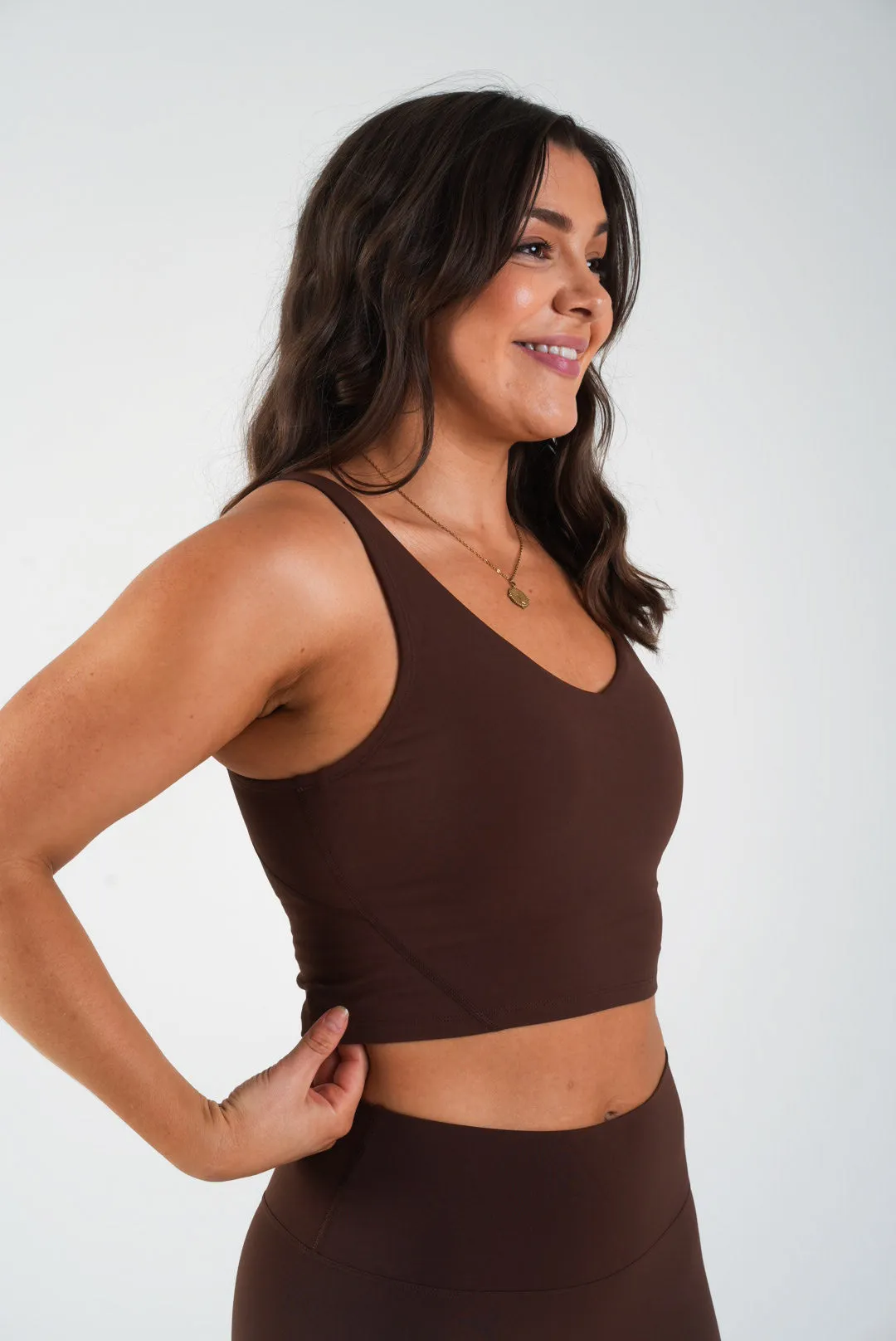 Fitted Crop Bra Top