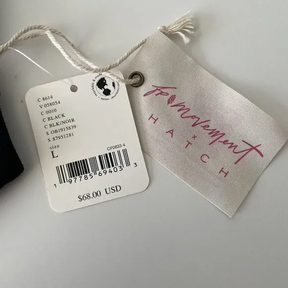Free People Movement x HATCH Never Better Square Neck Maternity Bra Sz. Large