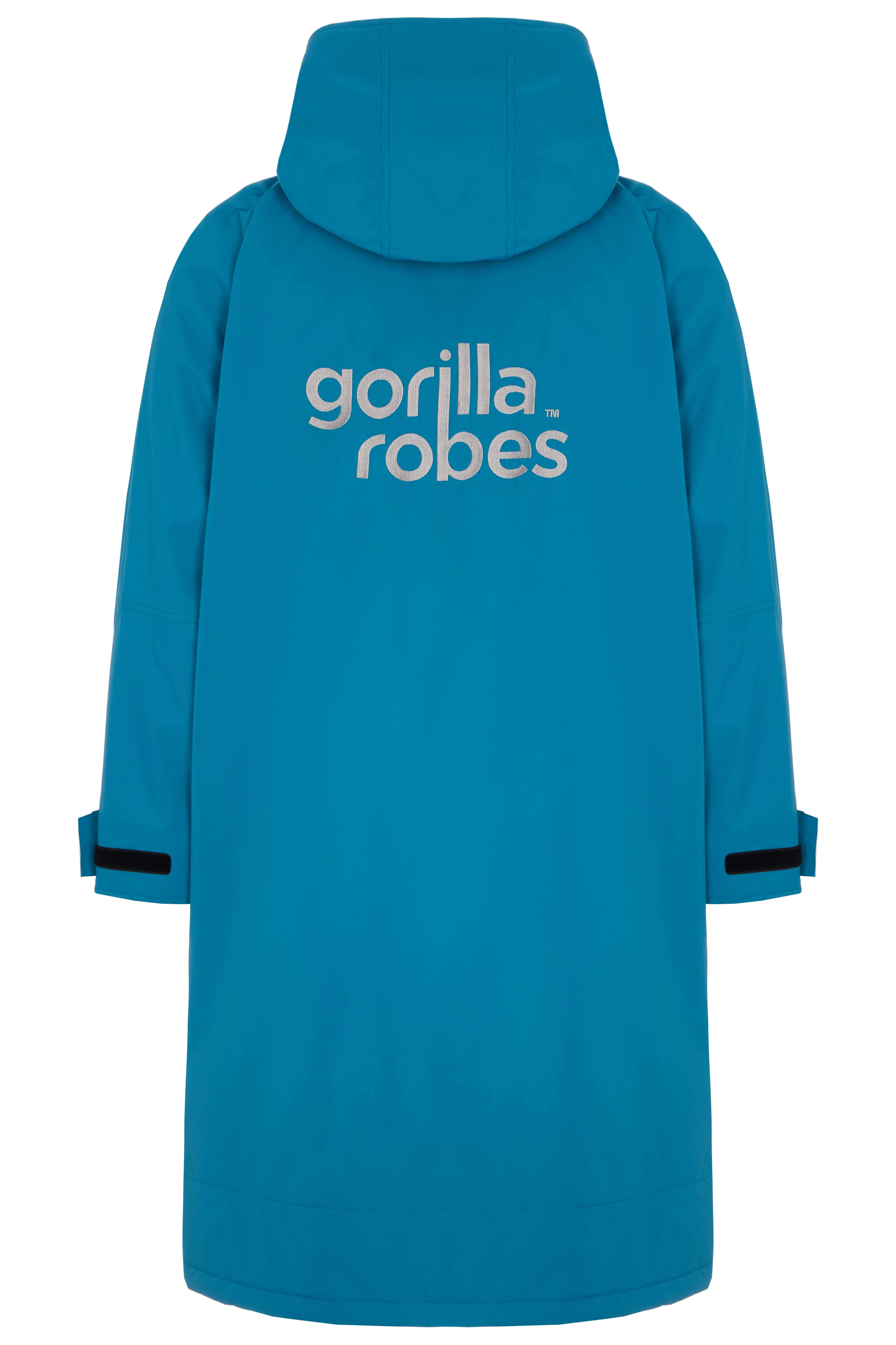 Full Zip ECO Recycled Waterproof Dry Changing Robe - Teal - Adult  (S, M, L & XL)