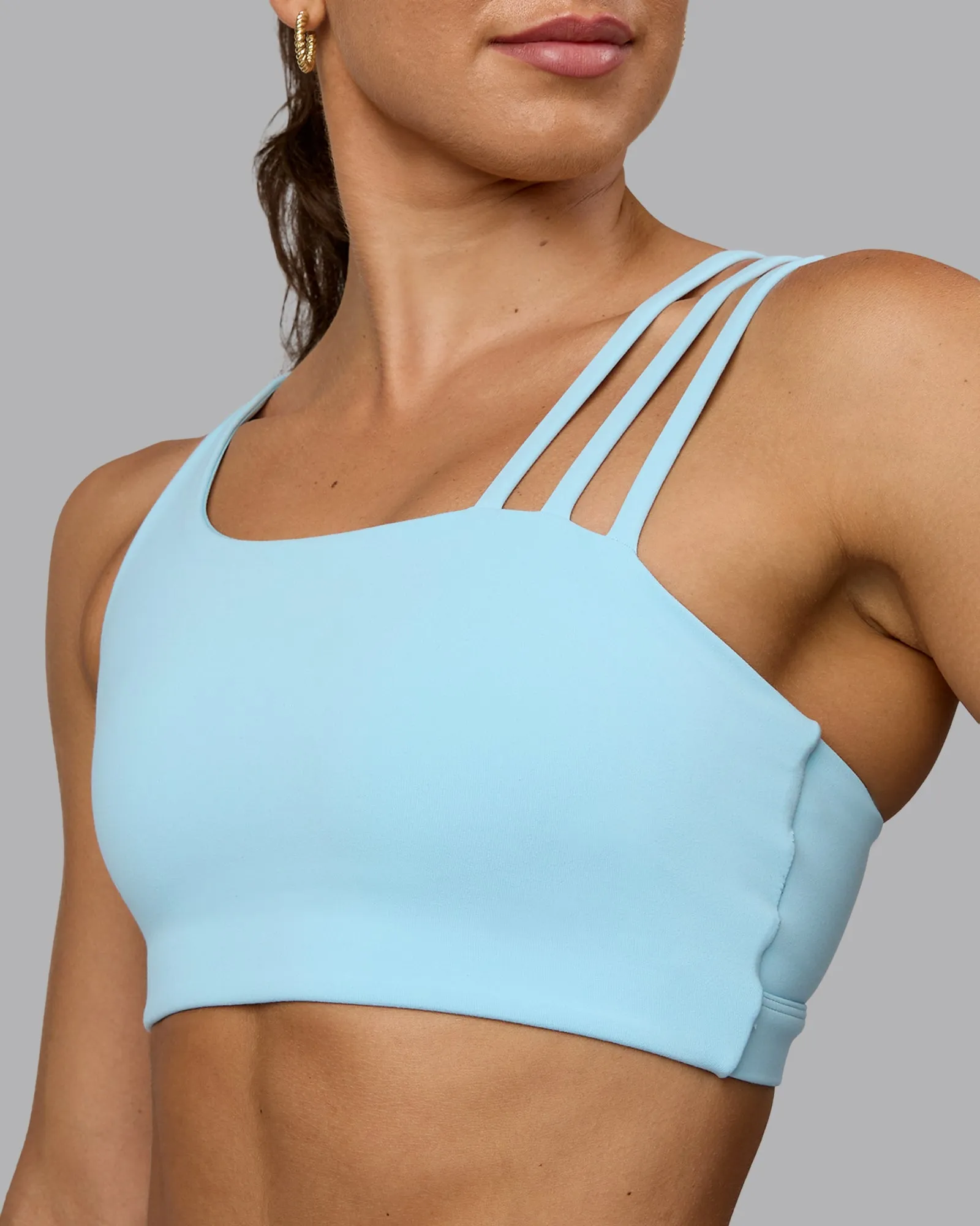 Galvanise Sports Bra - Crystal Blue