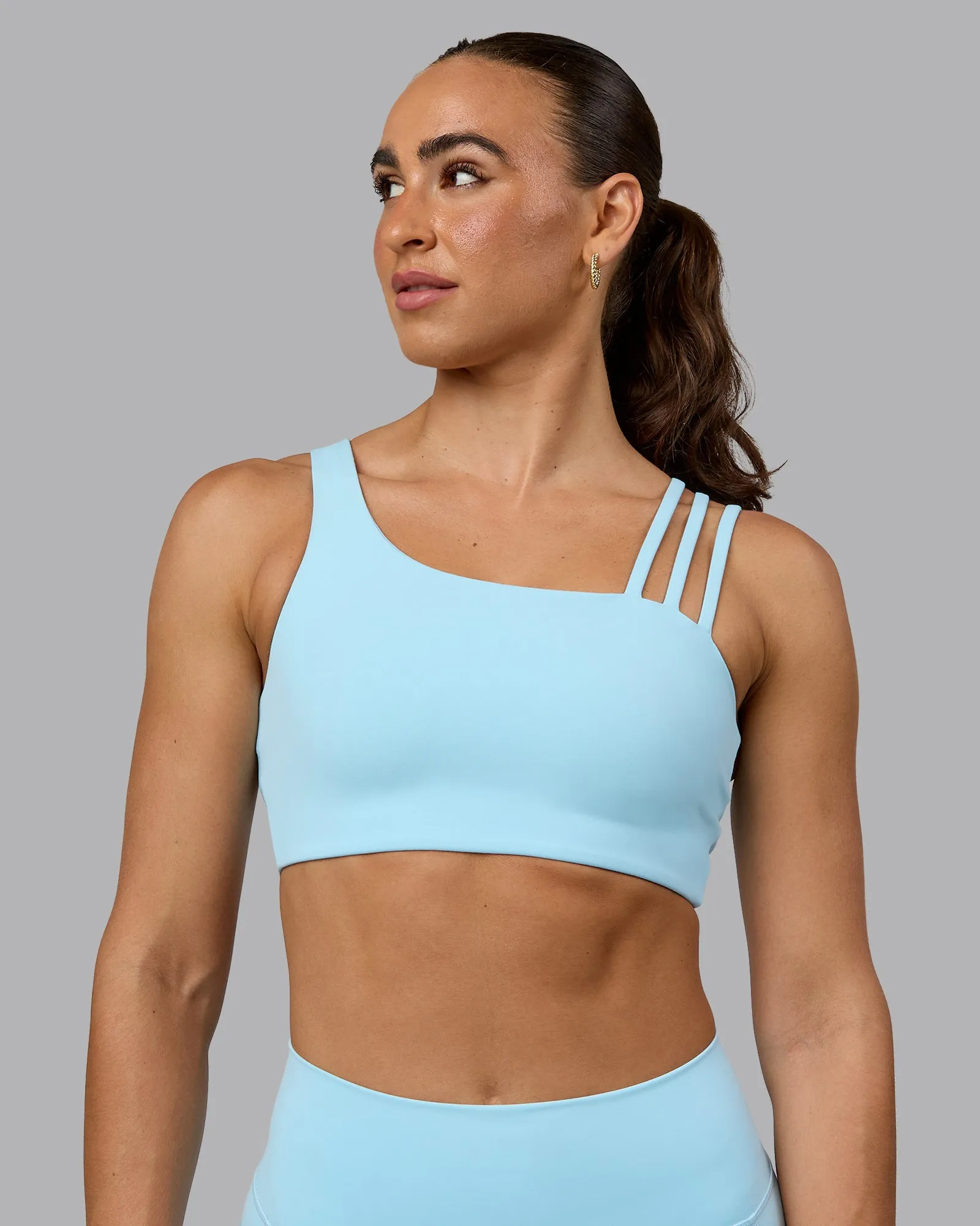 Galvanise Sports Bra - Crystal Blue